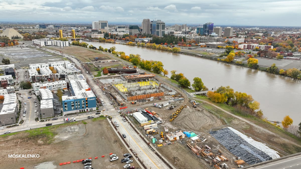 West Sacramento's Bridge District expands with new housing, office, and retail spaces.