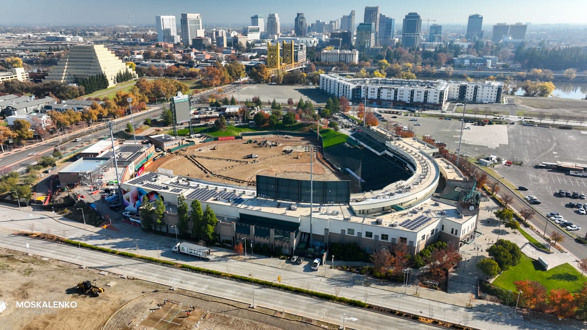 Athletics begin season ticket sales as renovations progress at Sutter Health Park.