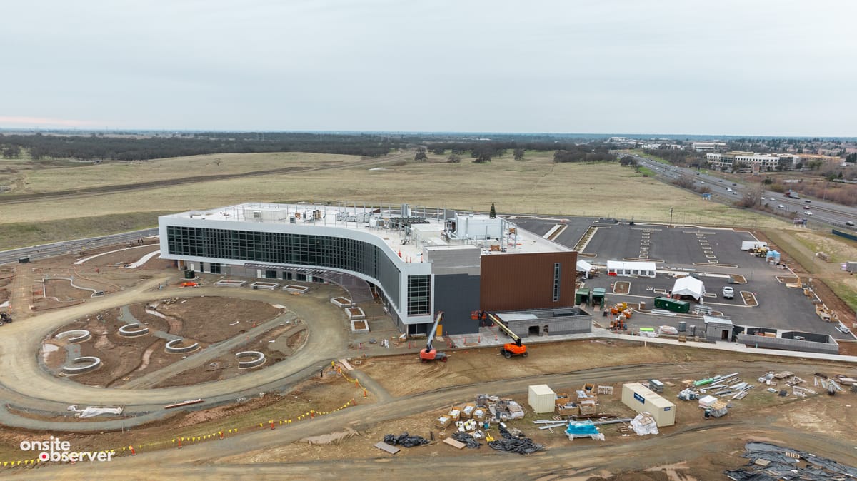 Phase One of UC Davis Health's Folsom expansion nears completion.