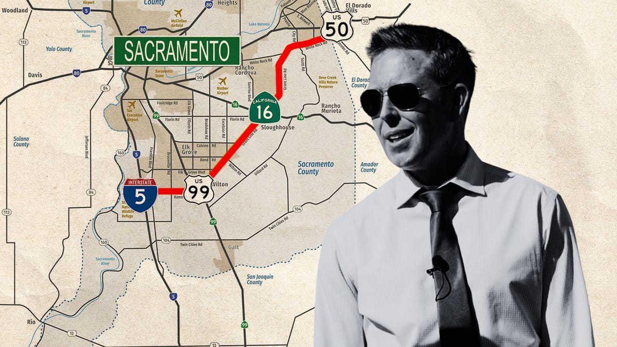 Derek Minnema discusses the 34-mile Southeast Connector linking Elk Grove, Rancho & Folsom.