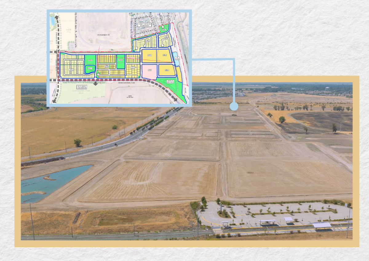 Early site work finishes at Stone Beetland in South Sacramento.