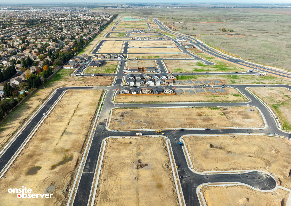 Placer One’s first neighborhoods rise along the newly extended Sunset Boulevard.