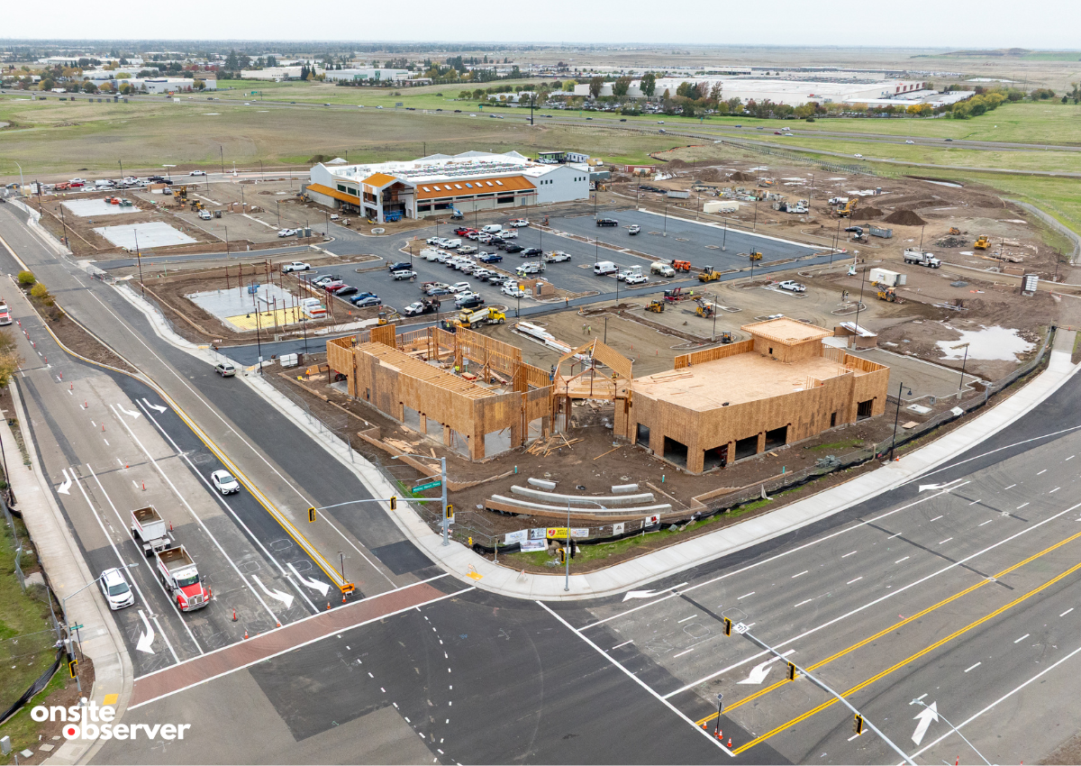 New tenants confirmed as construction advances at Whitney Ranch Retail Center in Rocklin.