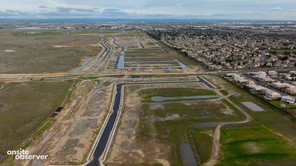Placer One project sees rapid progress as home builders purchase lots.