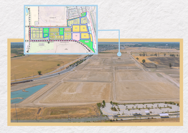 Early site work finishes at Stone Beetland in South Sacramento.