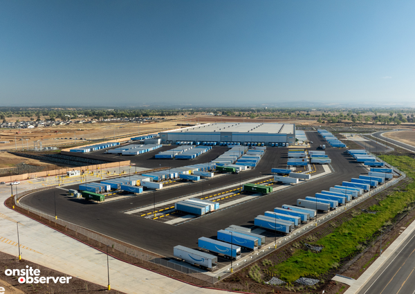 Recent site visit shows Amazon’s Rancho Cordova warehouse close to opening.