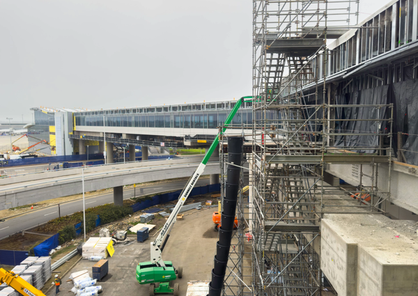 Construction continues at Sacramento International Airport as major projects advance