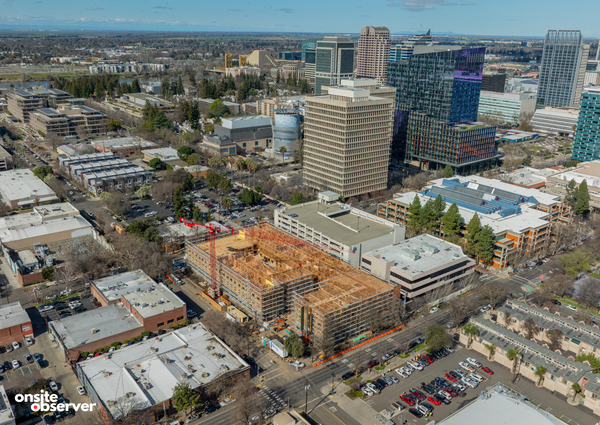 241-unit Monarch affordable housing project nears full height on Sacramento’s R Street